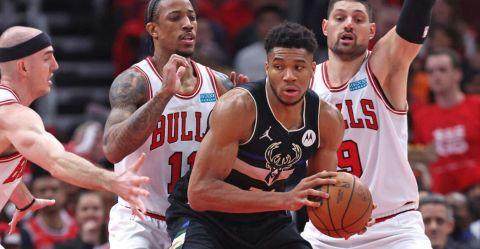 mk体育官网-恶汉连续爆发雄鹿客场连胜 晋级半决赛只一步之遥